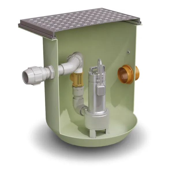Clearwater 200L Single Sewage Pumping Station - CWP1
